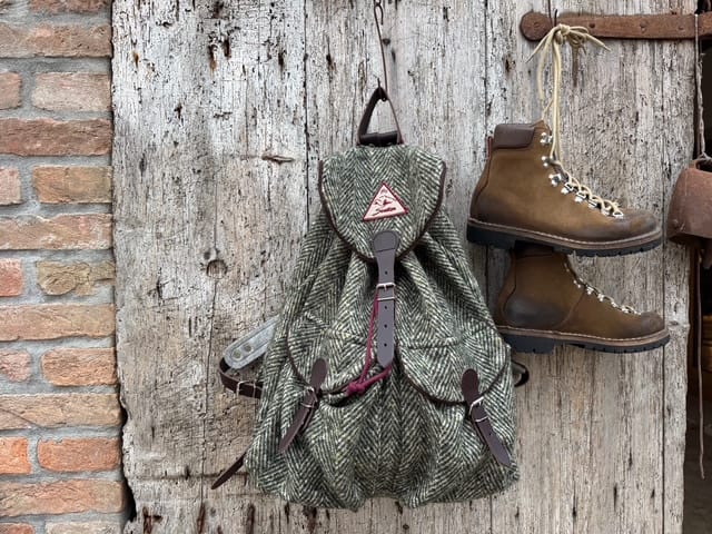 Lo zaino Sentier, cucito nel tempo, nato per restare